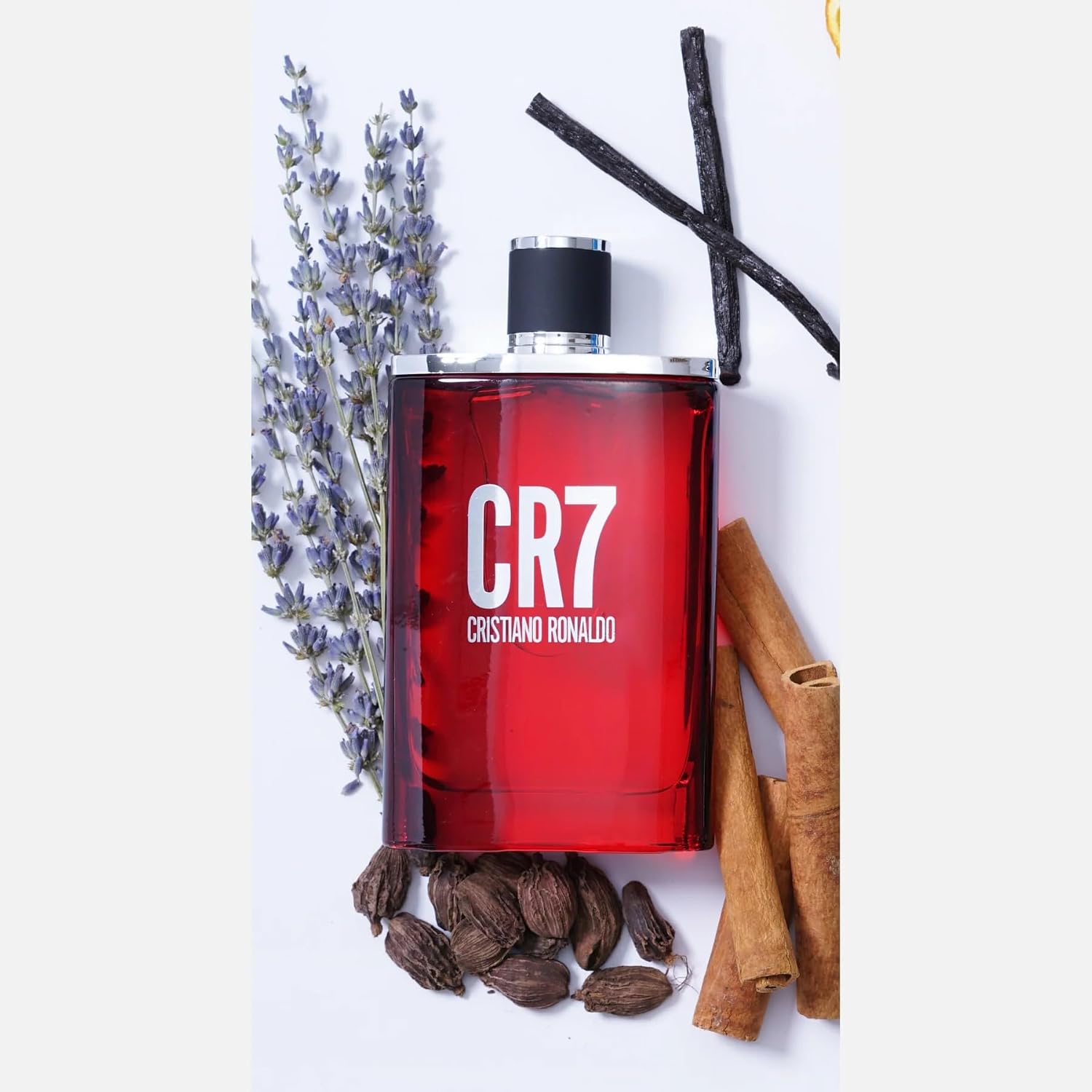 CR7 Cristiano Ronaldo - Eau De Toilette Cologne Scent for Men - Woody, Musky Men's Scent with Lavender, Cardamom, Tobacco, and Cedar - 1.7 oz