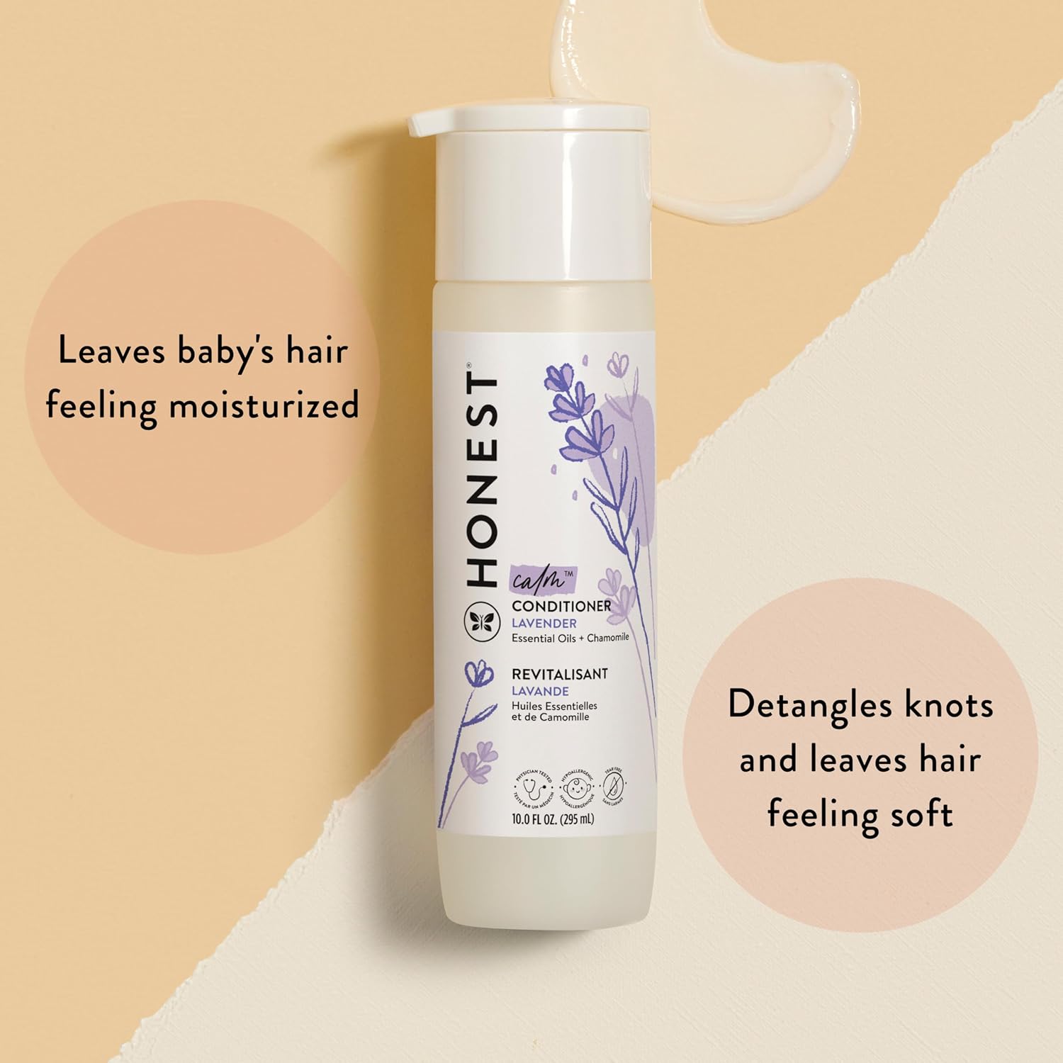 The Honest Company Shampoo, Body Wash, Conditioner, Lavender Calm, 20 fl oz