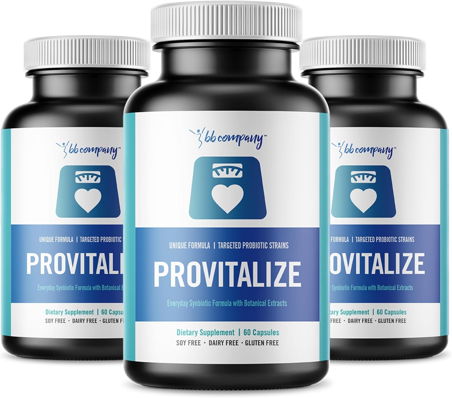 BB Company Provitalize | Probiotics for Women Digestive Health, Menopause, Joint Support | Sexy Midsection Curves