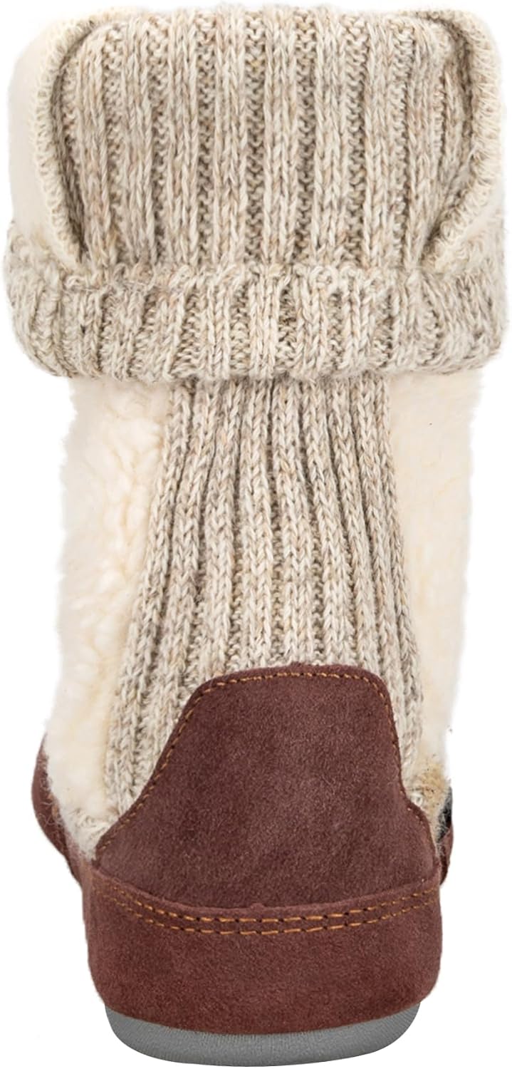Acorn Slouch Boots Slippers for Women - Comfy, Memory Foam, Non-Slip, Durable, Mid-Calf House Slipper with Indoor/Outdoor Sole