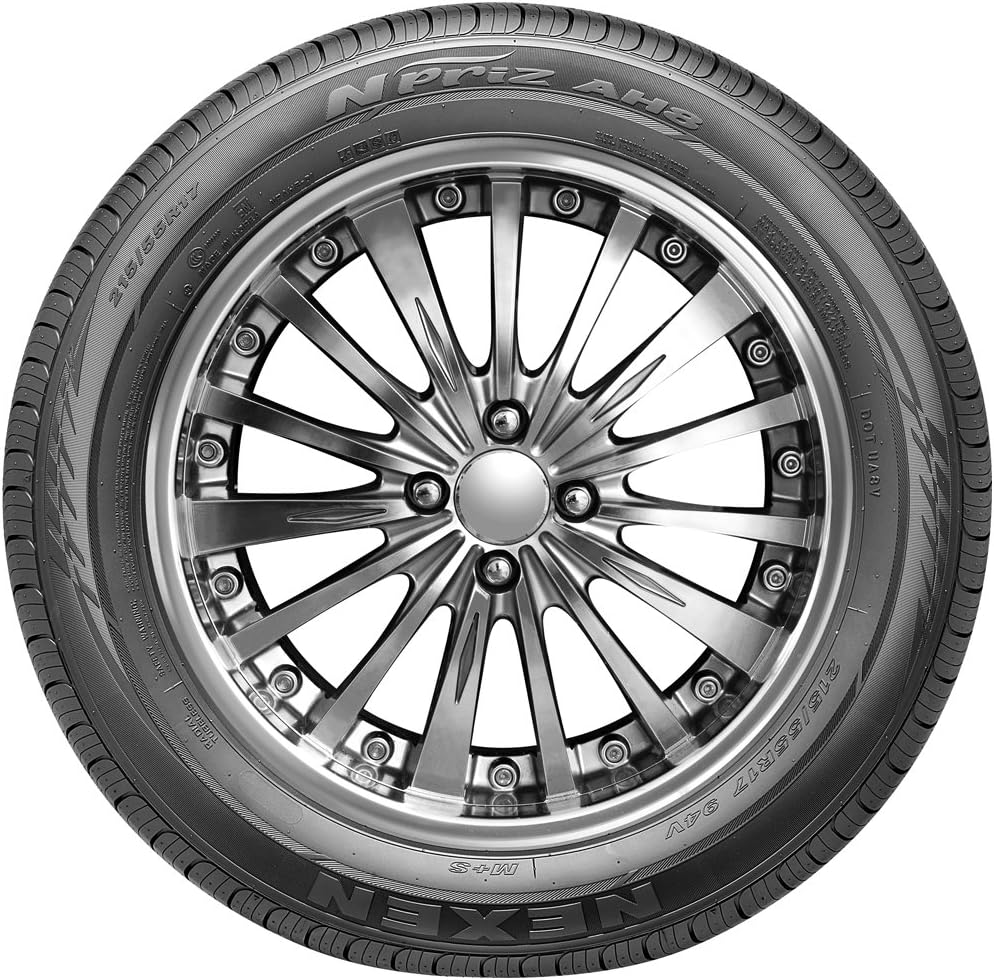 Nexen N'Priz AH8 All- Season Radial Tire-225/55R16 95V | Passenger Touring All Season Traction 95V Rated Standard Load Radial Construction Black Sidewall Tire