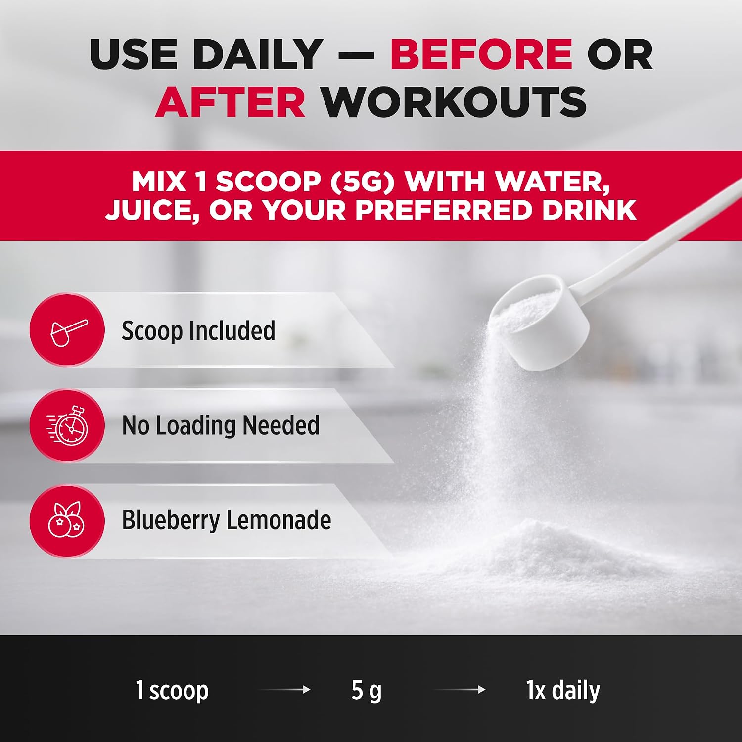ALLMAX Creatine Monohydrate Powder, Micronized, Unflavored, 1000 g