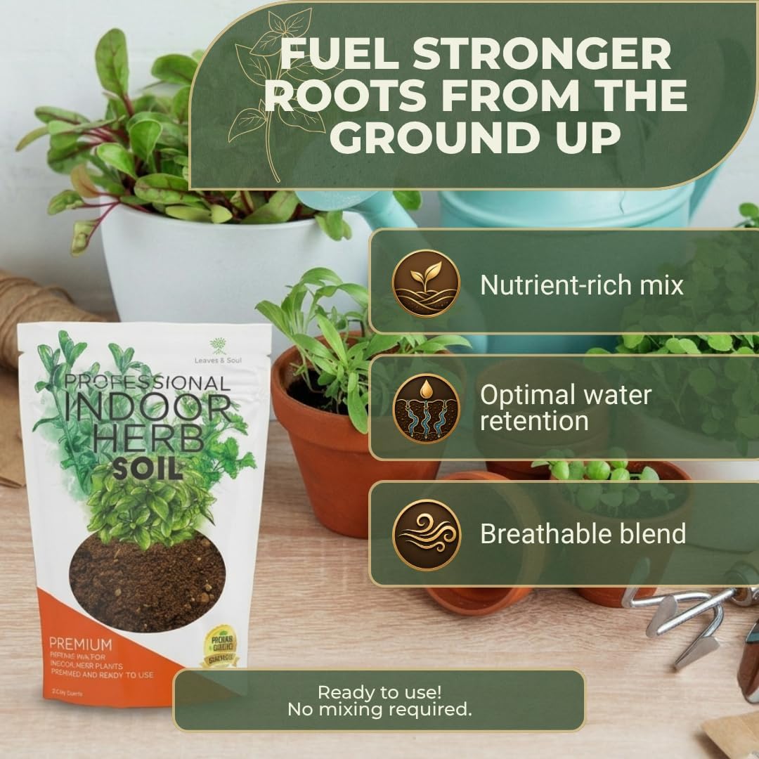 Professional Bonsai Soil Mix Ready to Use | Large 2.2 Quarts, Premium Potting Soil for Bonsai Trees