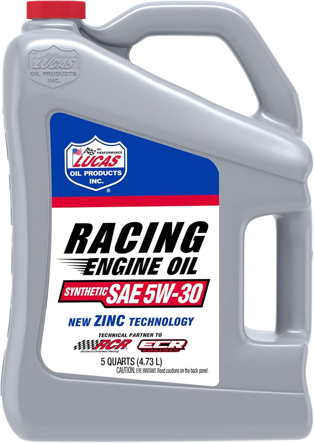 Lucas Oil SAE 20W-50 Racing Engine Oil, 5 Quart (Pack of 1)