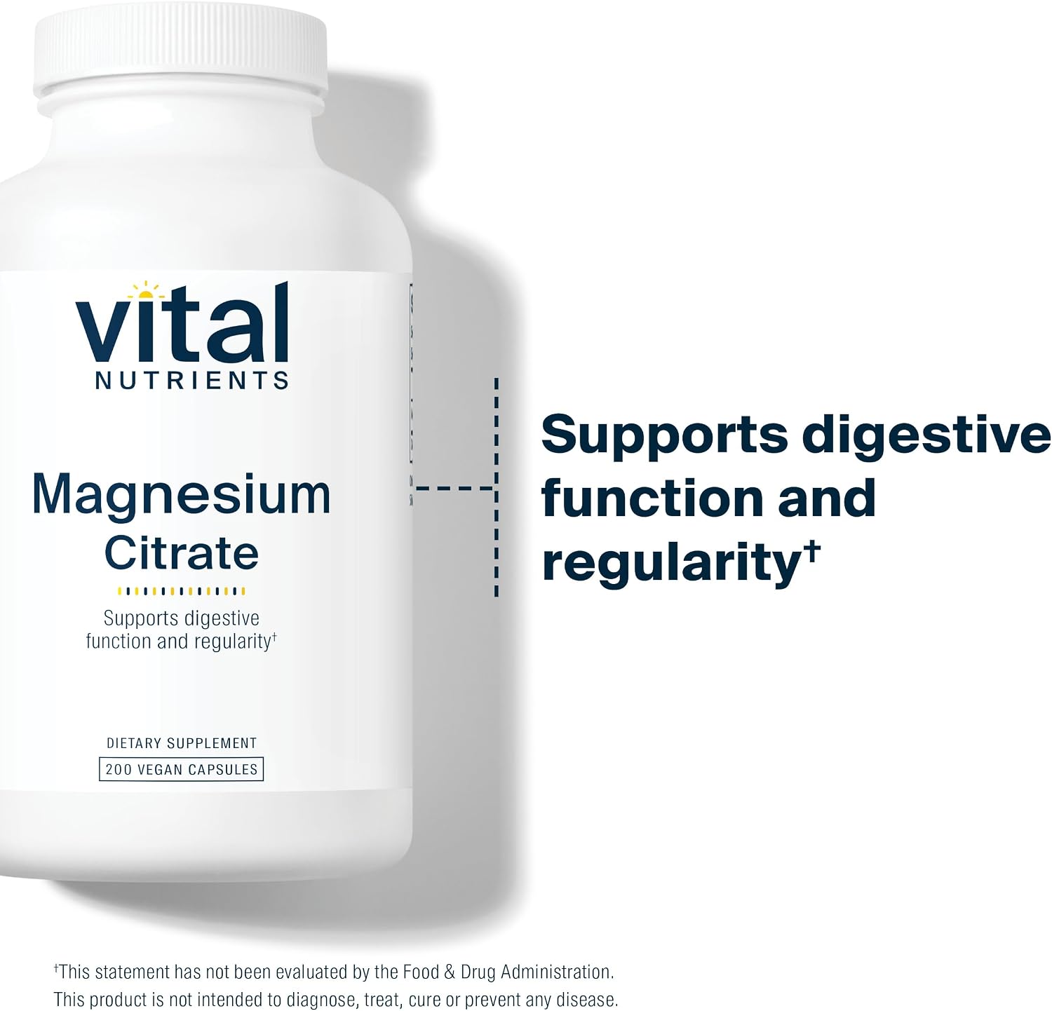 Vital Nutrients Magnesium Citrate 150mg - Promotes Relaxation - Supports Sleep, Bone, Heart, Muscle, Kidney, & Nerve Health* - Vegan Supplement - Gluten, Dairy, Soy Free - 100 Capsules