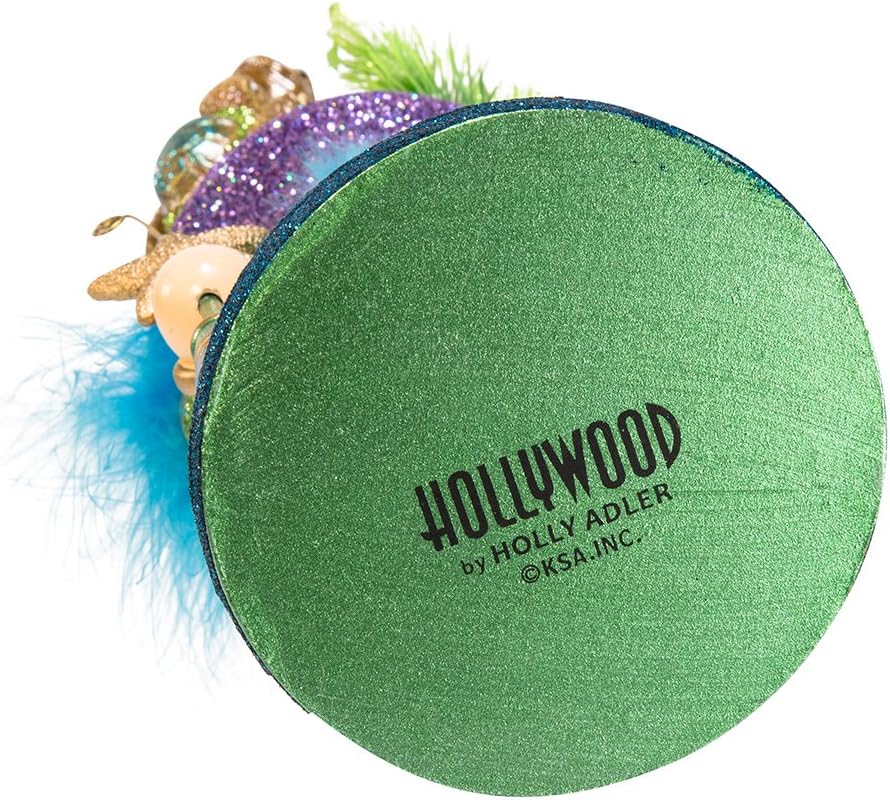 Kurt Adler Hollywood Nutcracker with Sea Turtle Hat, 11-Inch