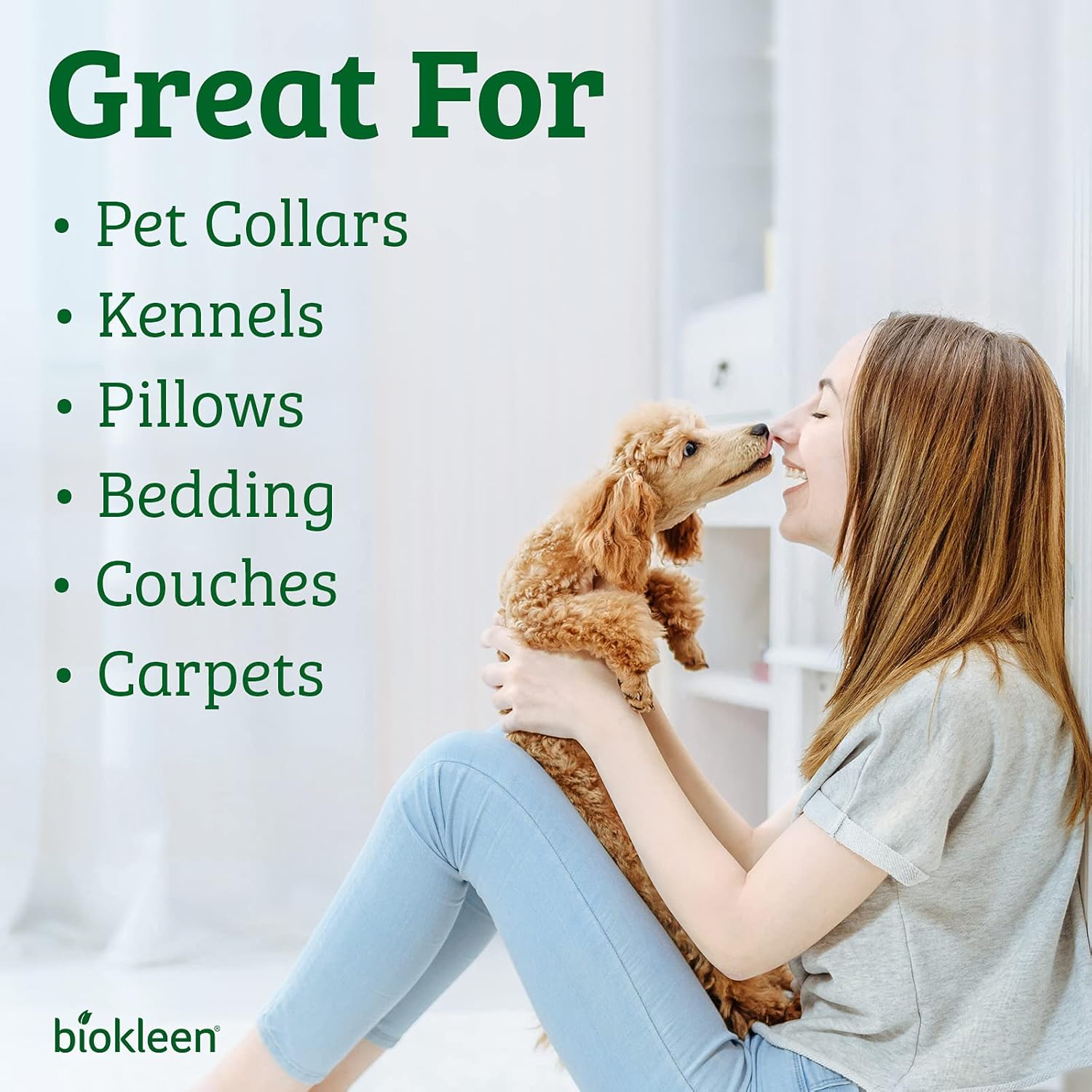 Biokleen Bac-Out Pet Stain Remover - Enzymatic, Natural, Plant-Based Destroys Stains & Odors, Safe for Surfaces & Fabrics