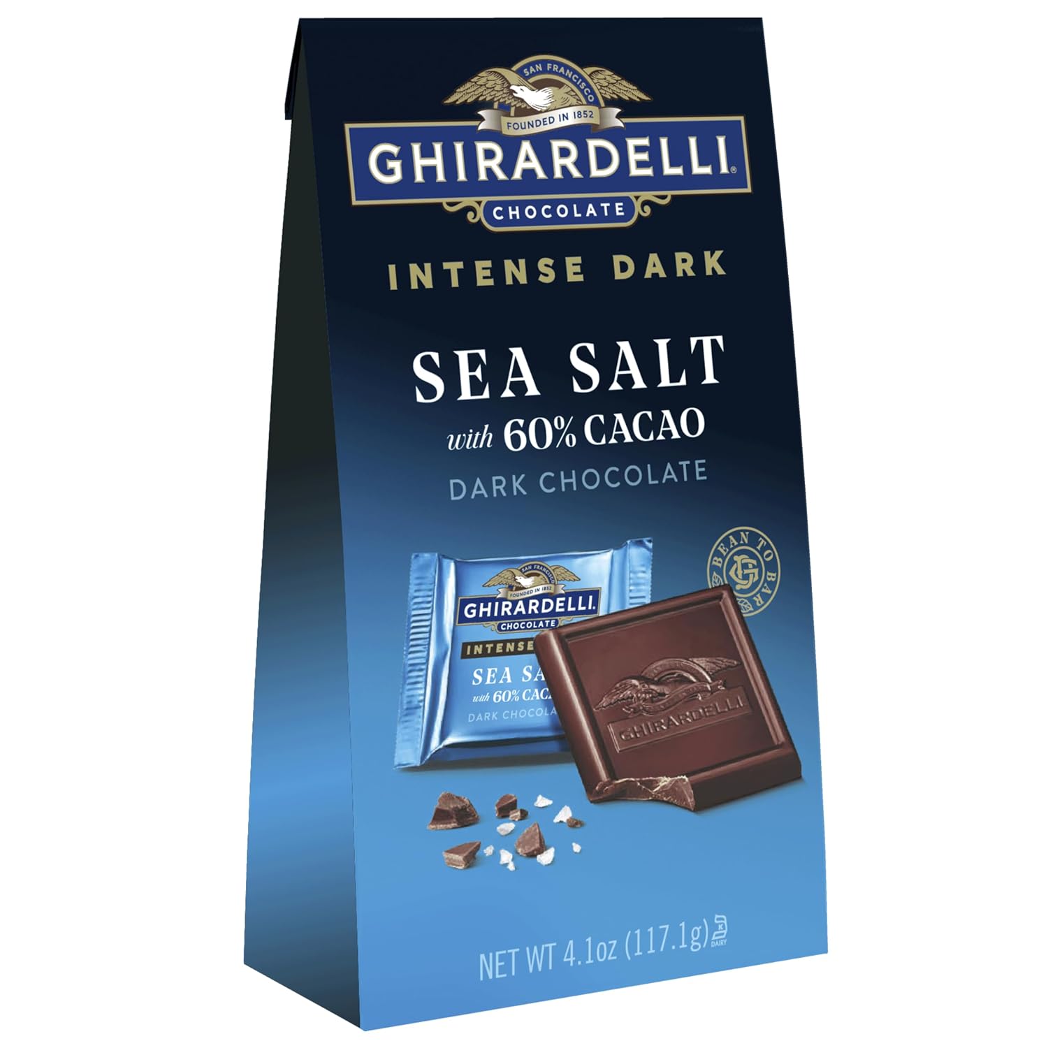 GHIRARDELLI PREMIUM DARK Chocolate Bar, 86% Cacao, 3.17oz Bar, 12 Pack