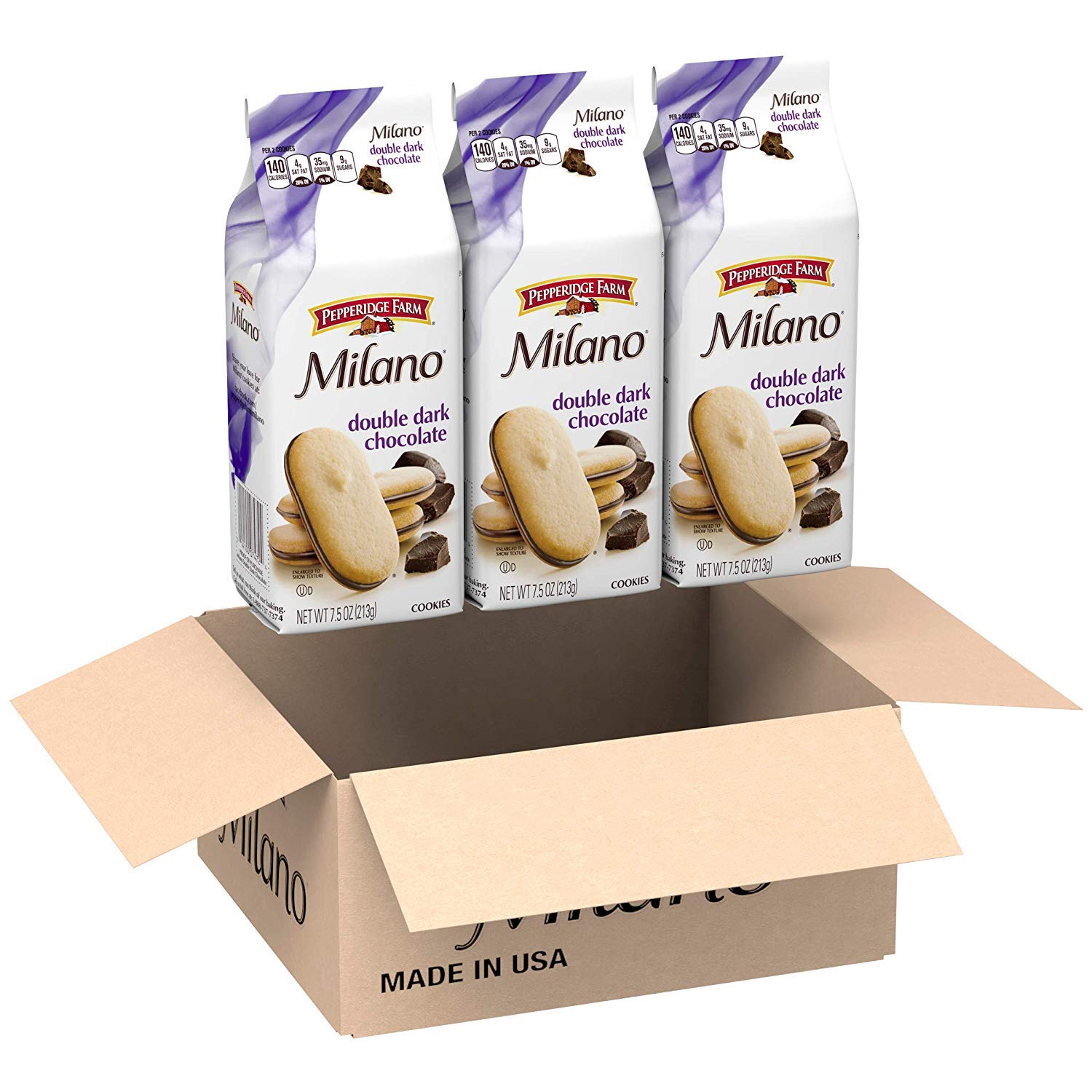 Pepperidge Farm Milano Milk Chocolate Cookies, 6 OZ Bag (15 Cookies)