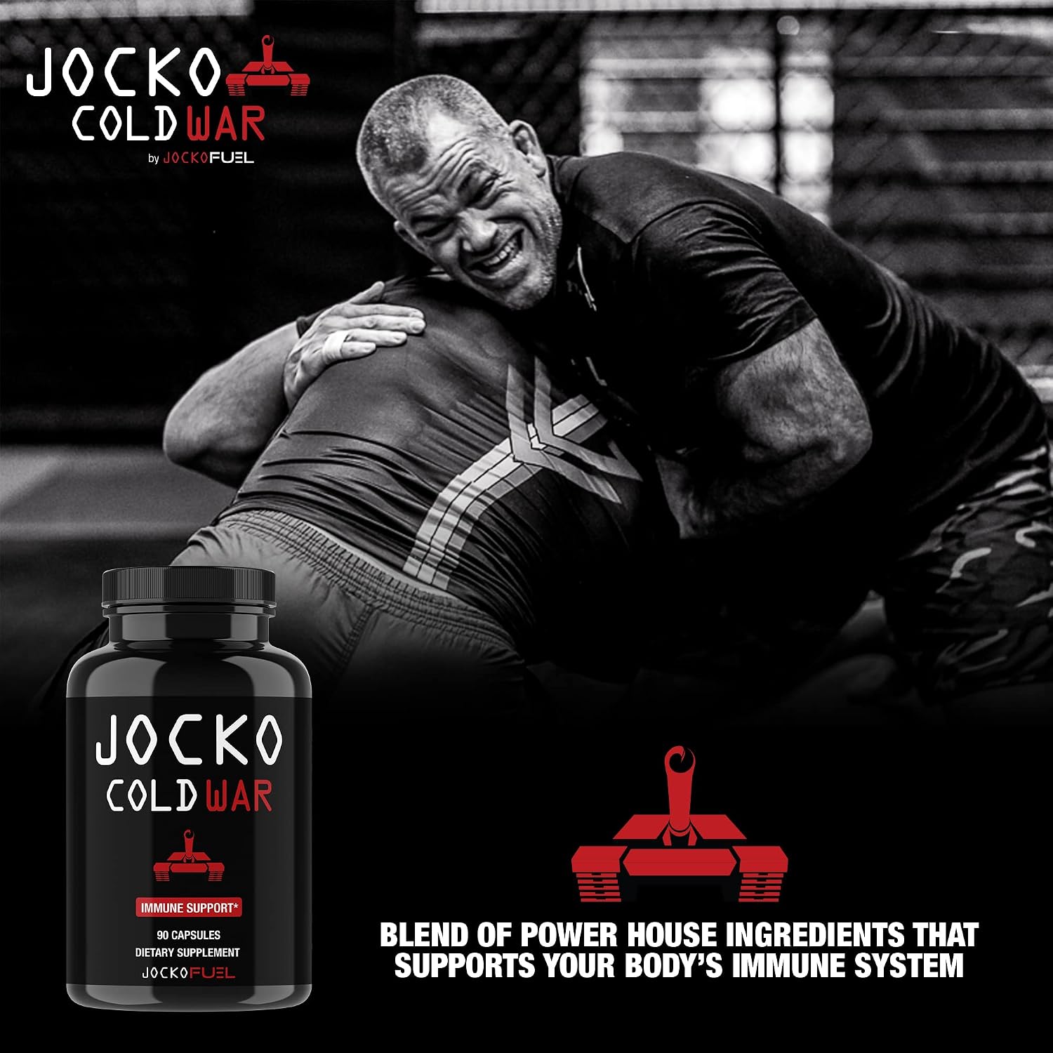 Jocko Fuel Cold War Immune Support, Daily Defense Supplement | 30 Serving