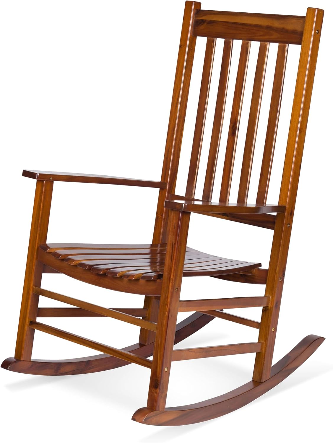 Shine Company 4332WT Vermont Porch Rocker, White (2nd Gen)