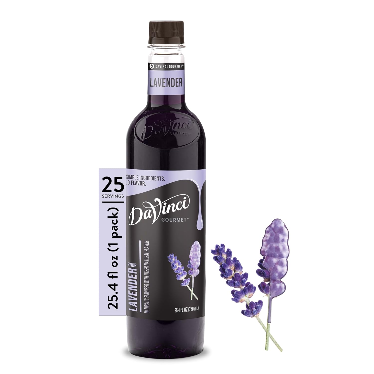 DaVinci Gourmet Classic Strawberry Syrup, 25.4 Fluid Ounces, Kosher, 1 Count