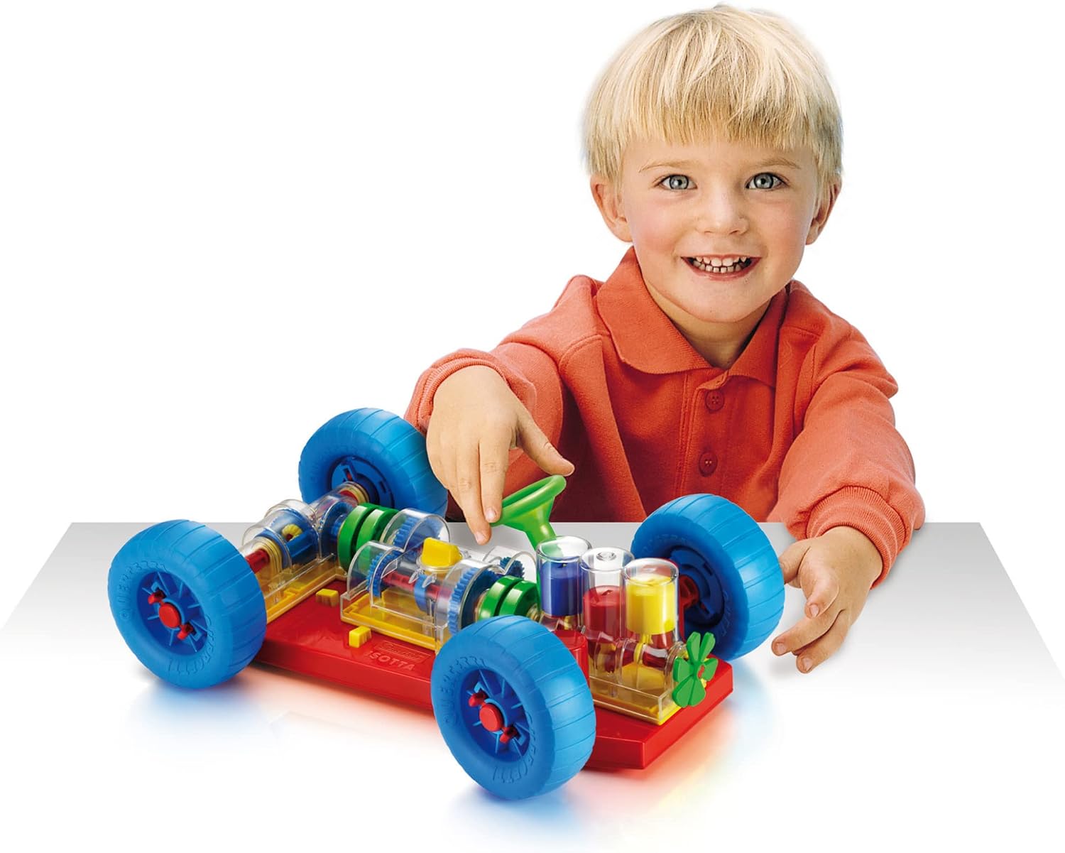 Quercetti Isotta Discovery Car - Simple Introduction to The Inner Workings of a Car (Made in Italy)