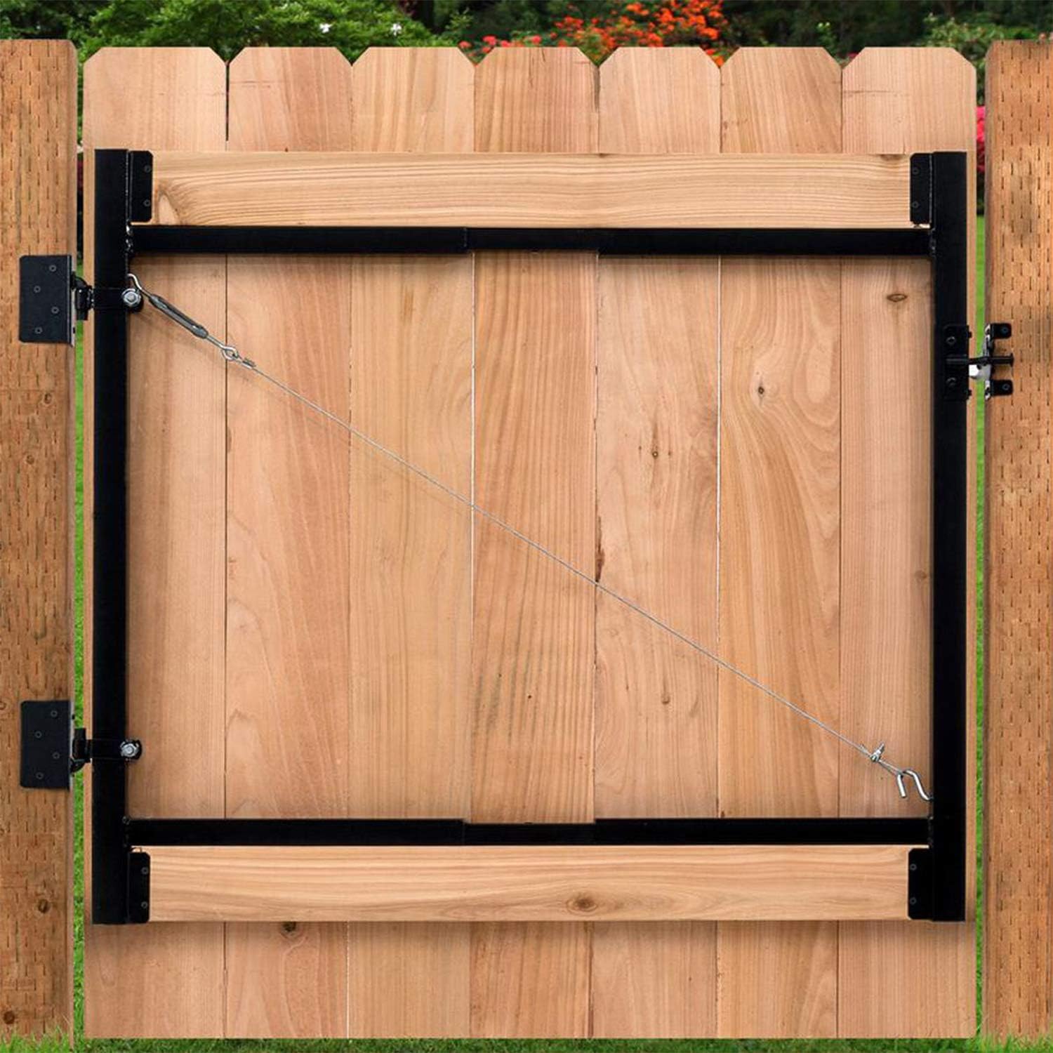 Adjust-A-Gate 2-Pack Anti-Sag Original Wide Width Full-Frame Gate Kit, Fits 60-90" Opening
