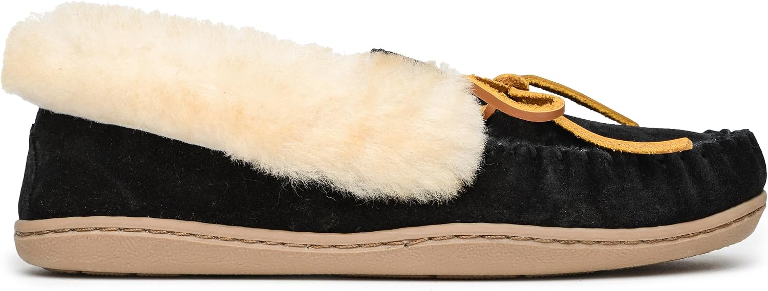 Minnetonka Women's Alpine Sheepskin Moccasin Slippers