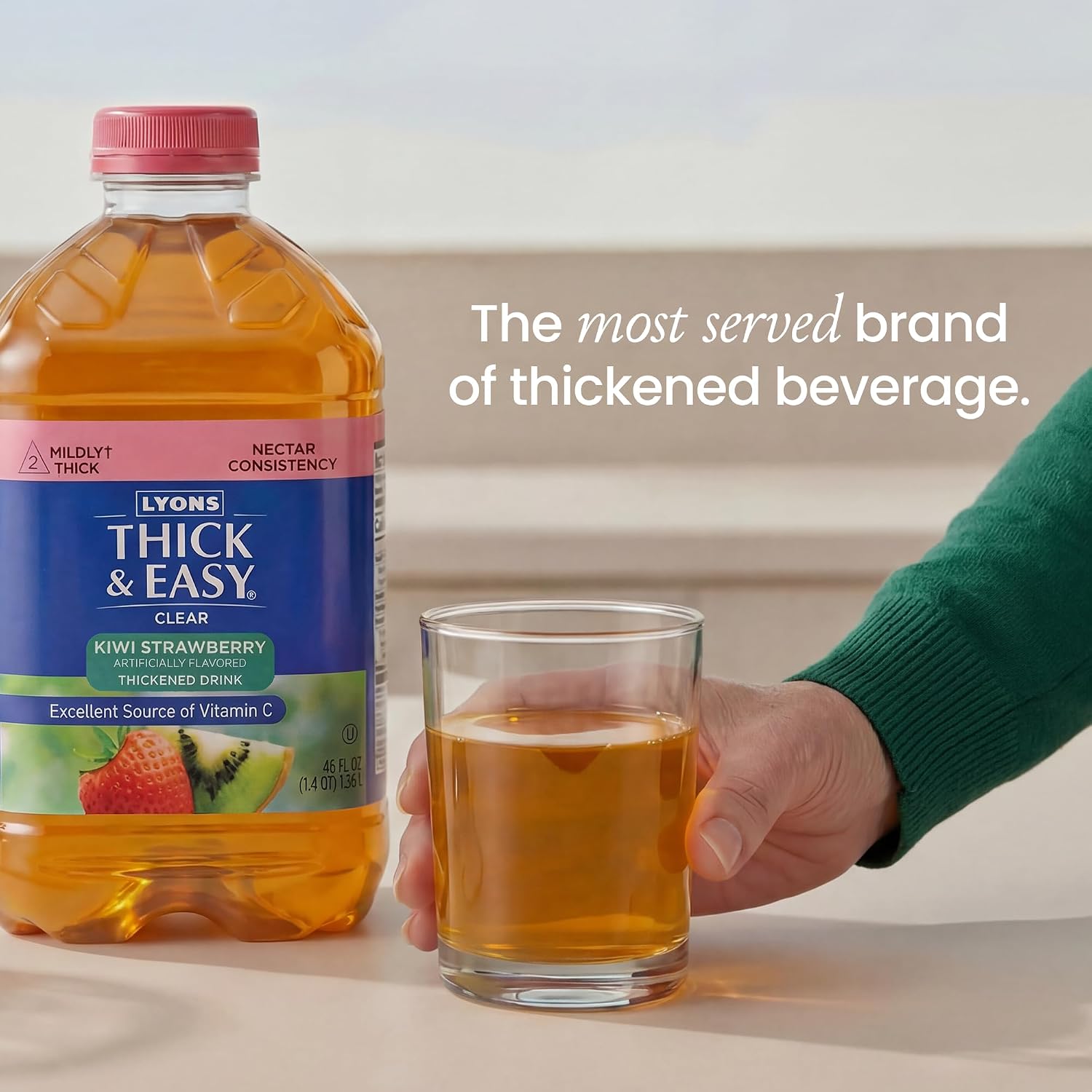 Thick & Easy Thickened Orange Juice, IDDSI Level 3 Ready-to-Drink Thickened Beverage for Swallowing Support, Moderately Thick Honey Consistency, 4 fl oz Cups - 24 Pack | IDDSI Level 3, Ready-to-Drink, Beverage for Swallowing Support, Moderately Thick Hon…