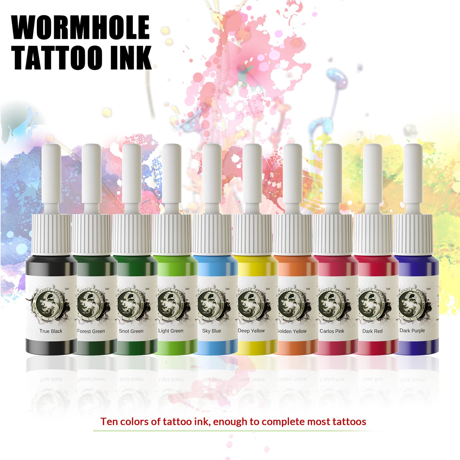 Wormhole Complete Tattoo Kit for Beginners Rotary Pen Machine