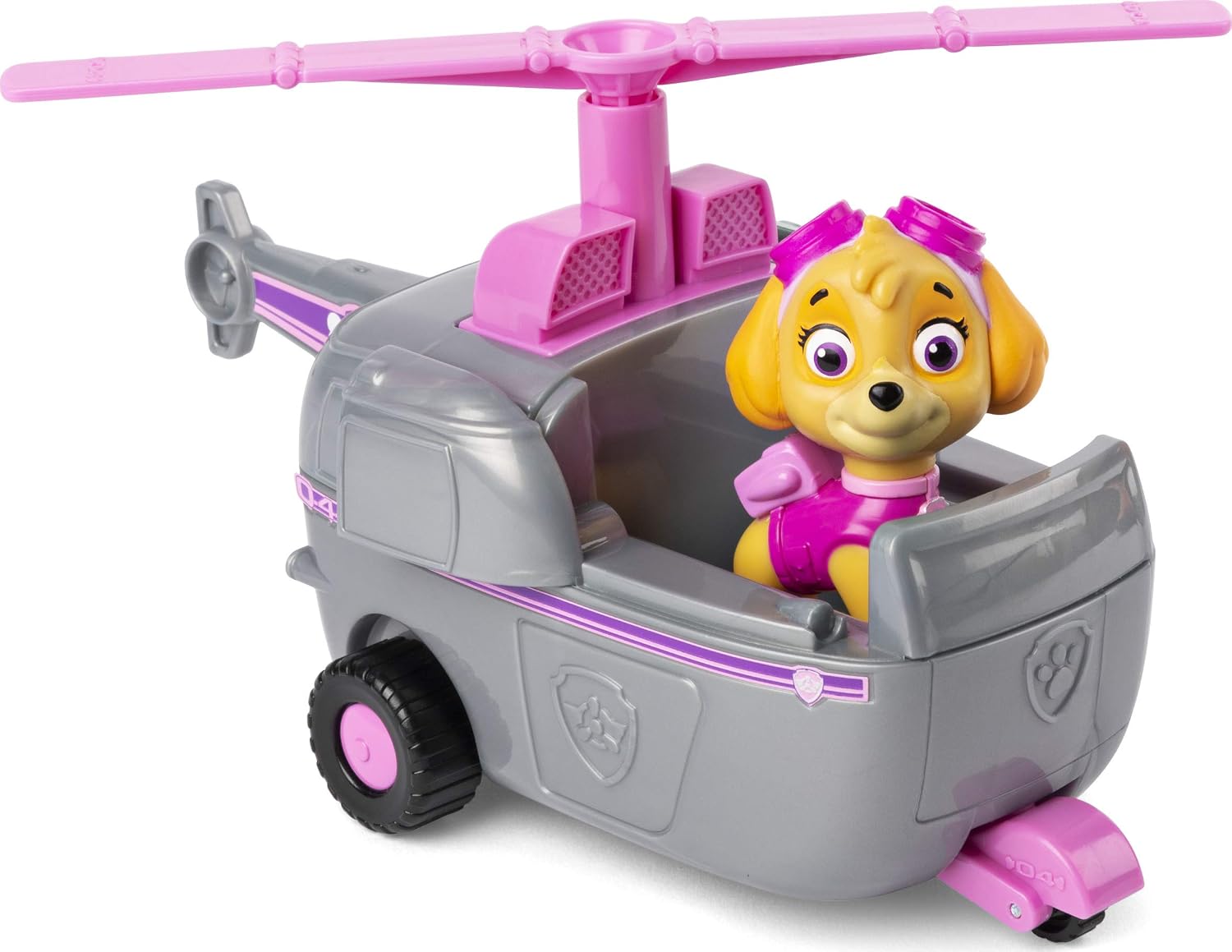 Paw Patrol, Skye’s Helicopter Vehicle with Collectible Figure, for Kids Aged 3 and Up