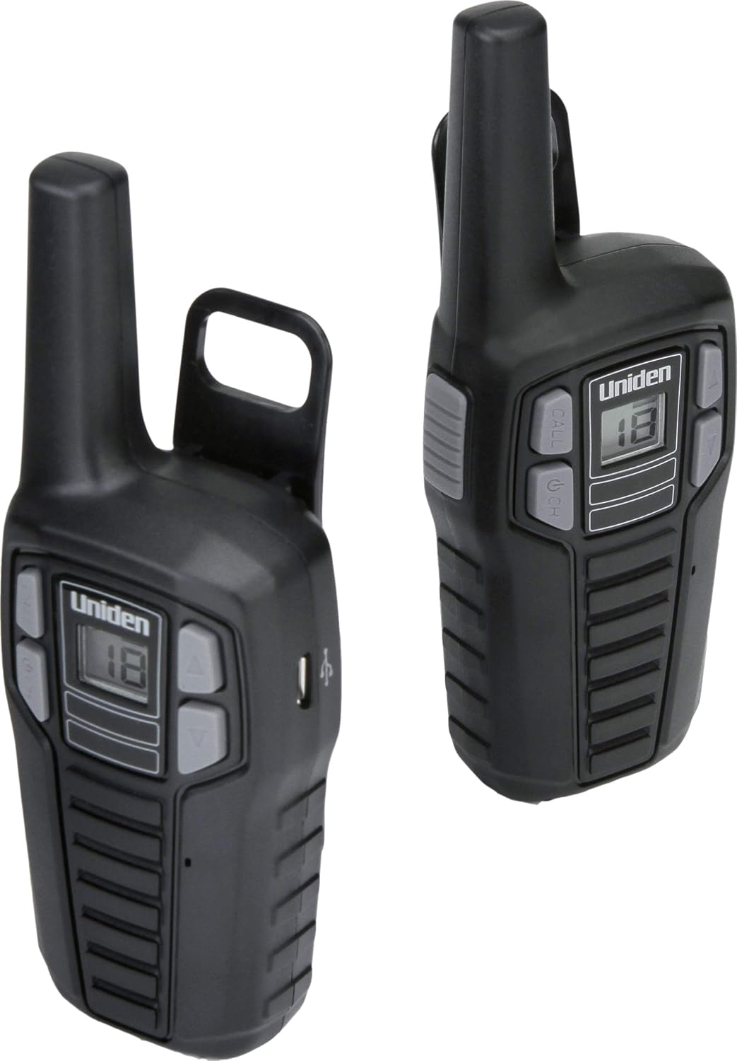 Uniden SX167-2C Up to 16 Mile Range Two-Way Radio Walkie Talkies, Rechargeable Batteries with Convenient Charging Cable, NOAA Weather Channels