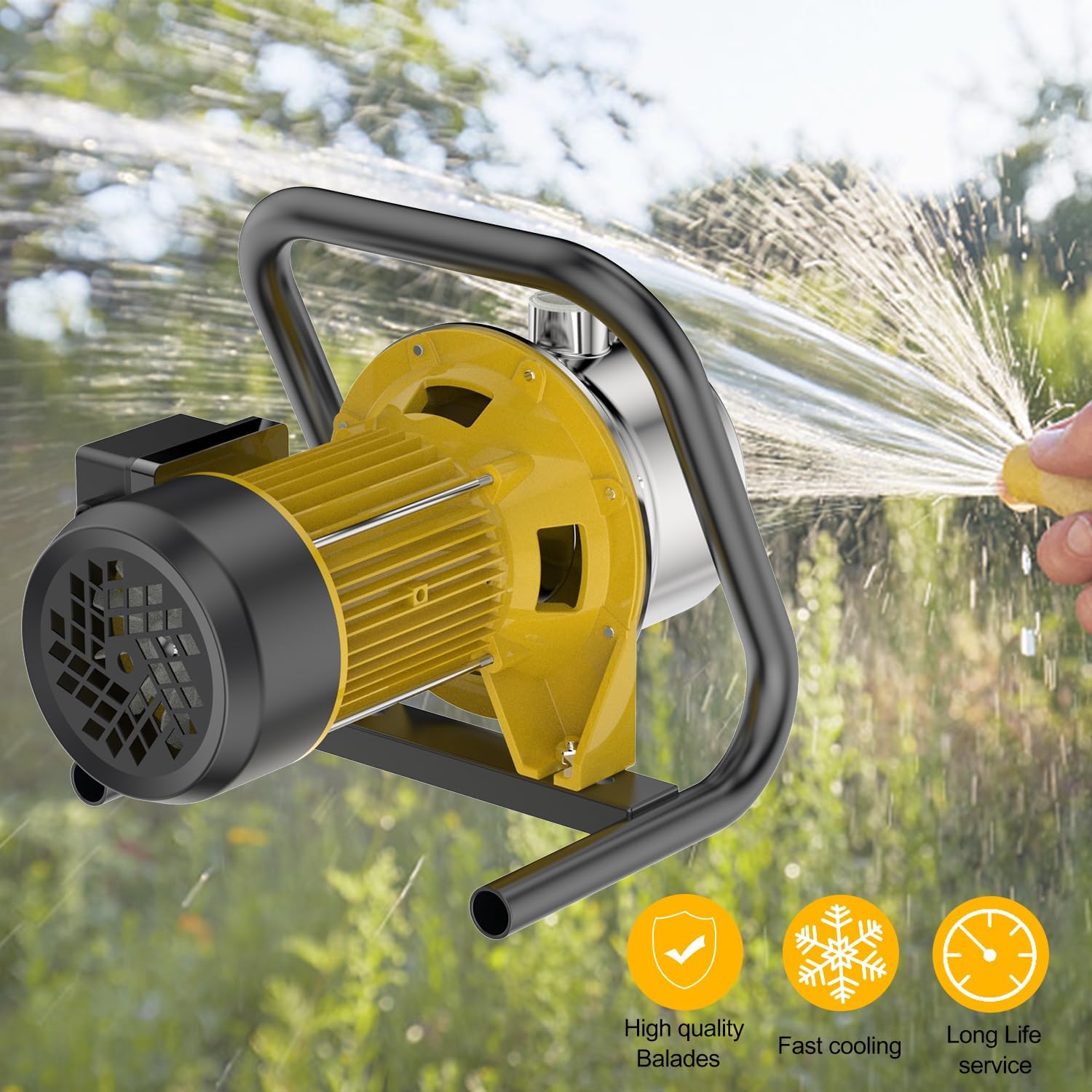 TDRRICH 1HP Water Pressure Booster Pump for Whole House