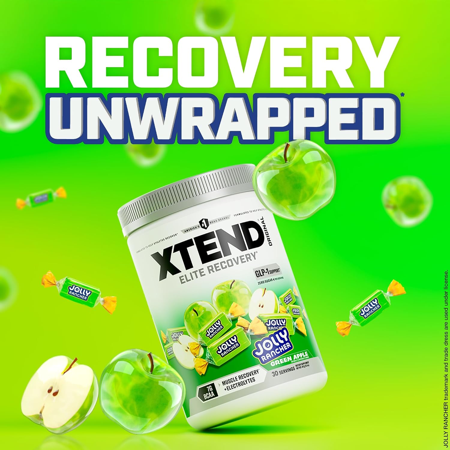 Xtend Original BCAA Powder, 7g BCAAs and 2.5g L-Glutamine for Muscle Recovery Hydration and Lean Muscle, Sugar Free Intra and Post Workout Drink with Electrolytes, Watermelon Explosion, 30 Servings