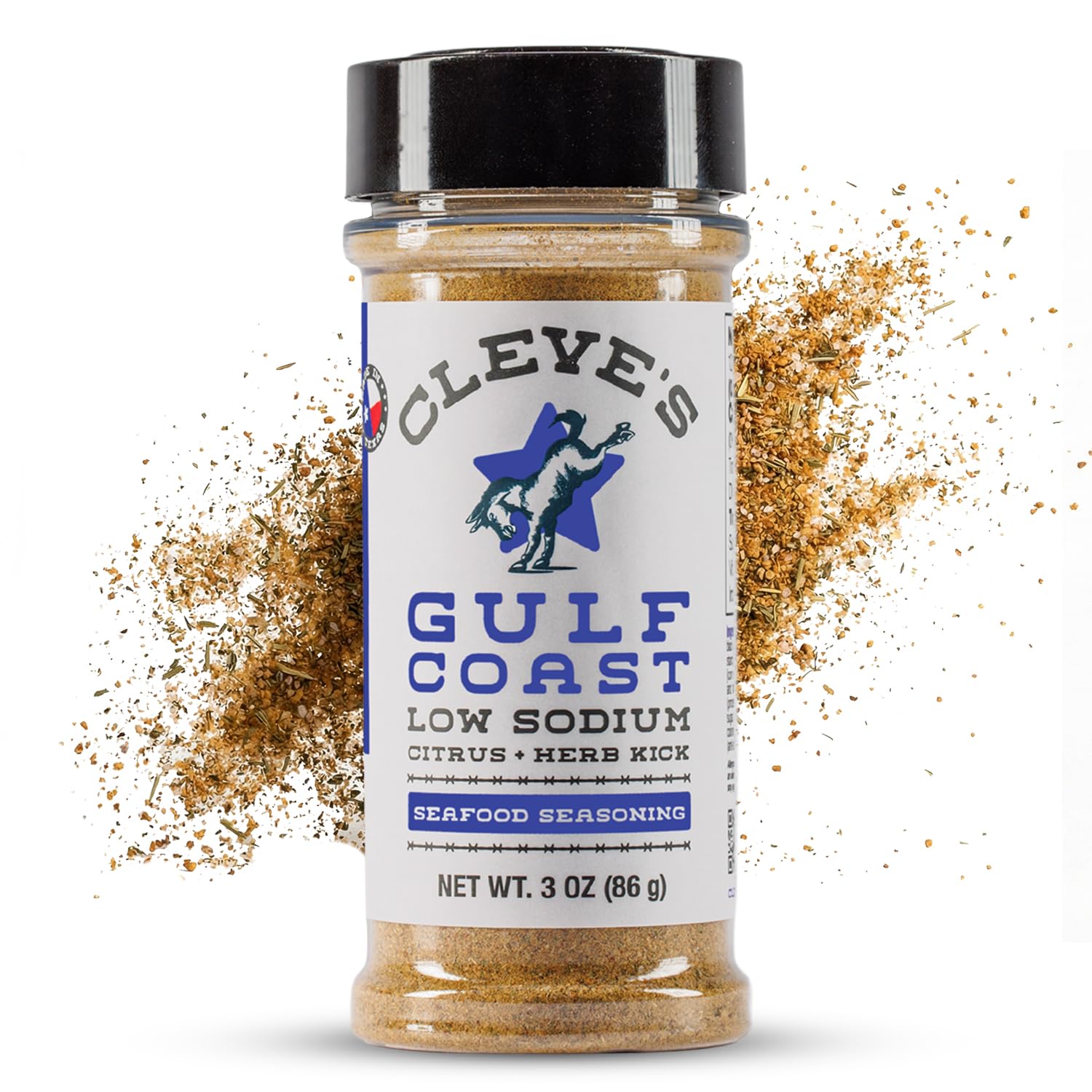 Cleve's Gourmet, Steak Seasoning for Grilling & Cooking, Steak Rub with Smoky Charred Flavor, Prime Rib Seasoning & Beef Seasoning, (Small, Cowboy Charcoal Steak Seasoning)