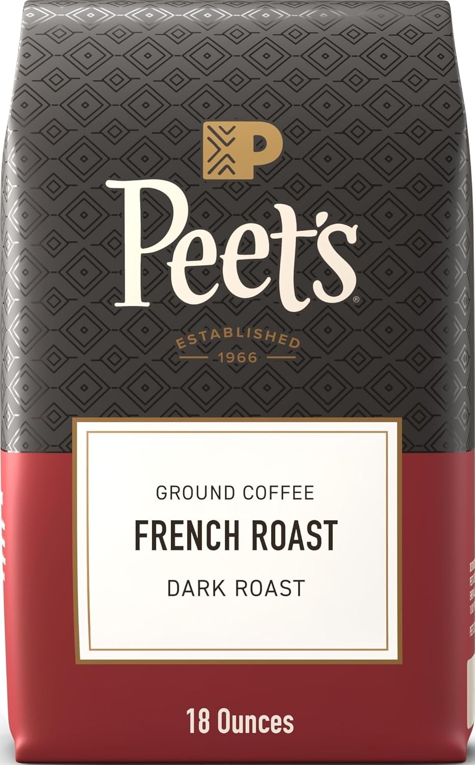 Peet's Coffee, Dark Roast Ground Coffee, 100% Arabica Coffee - Major Dickason's Blend 18 Ounce Bag