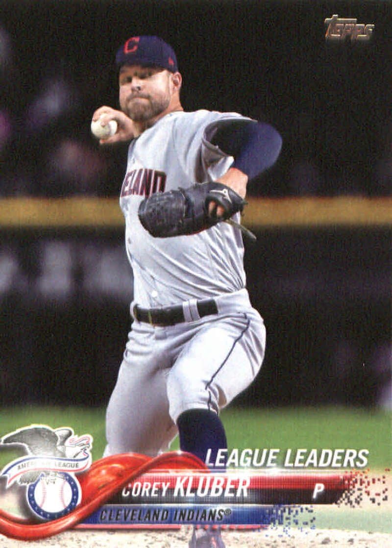 2018 Topps #31 Corey Kluber Cleveland Indians Baseball Card