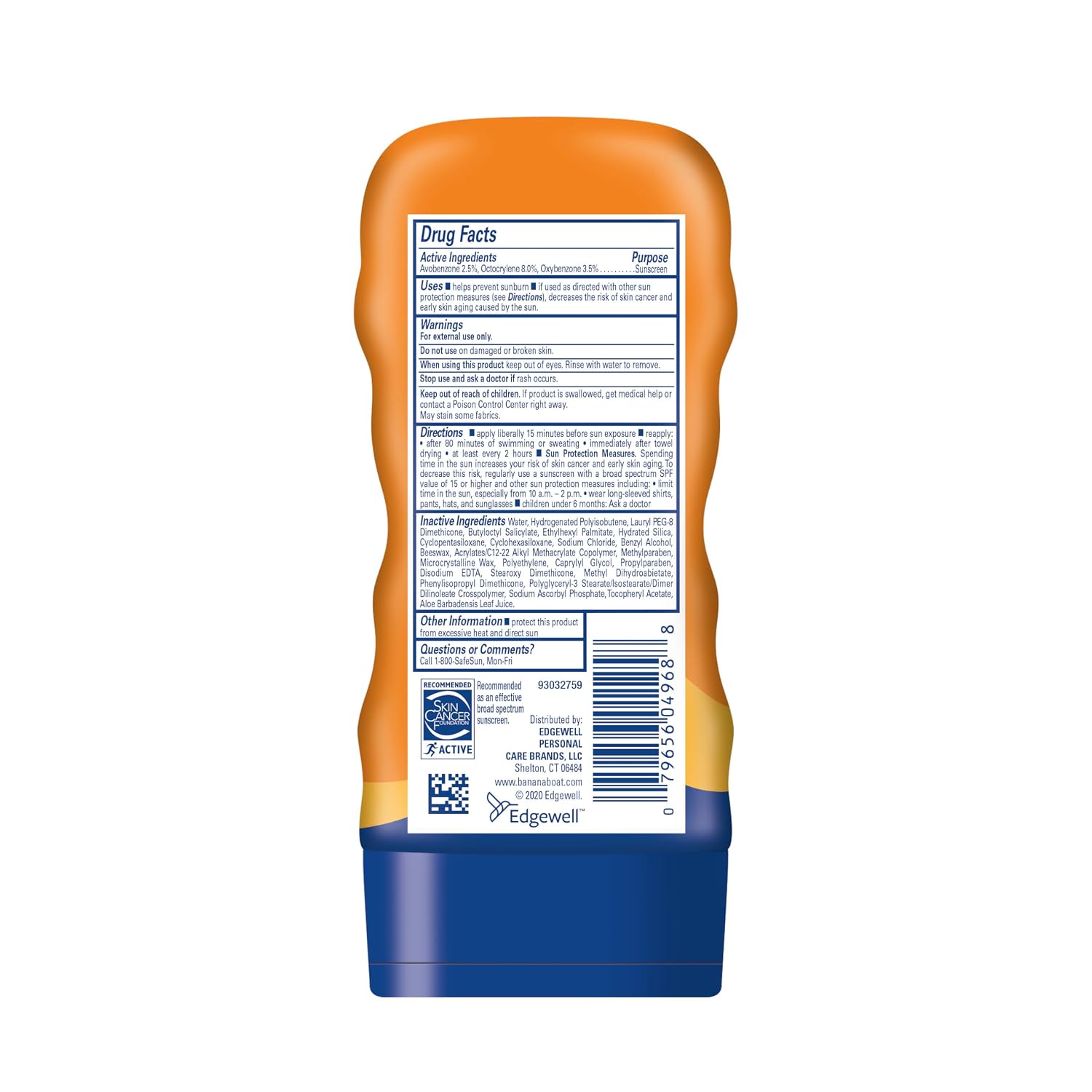 Banana Boat Sport SPF 50 Sunscreen Lotion, 8 Fl Oz