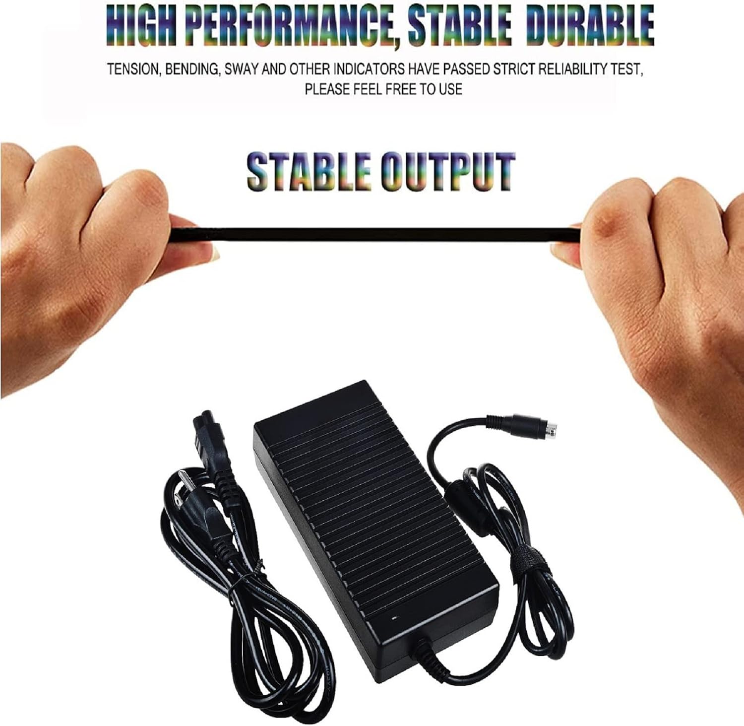 4-Pin DIN 24V AC/DC Adapter for Makerbot Replicator 2 2X Desktop 3D Printer MP04948 MP04952 MP05927 4-Prong Connector 24VDC 6.25A 150W Power Supply