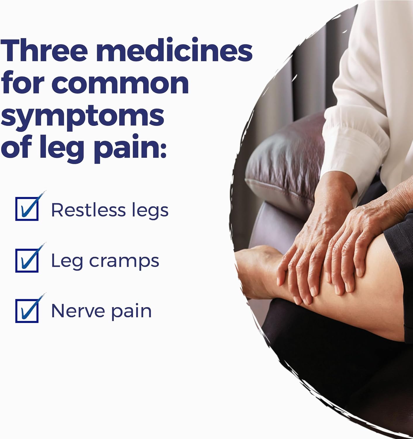 Boiron Leg Pain Relief for Relief from Restless Legs, Leg Cramps, and Shooting Pain - 3 Count (240 Pellets) | For Restless Legs, Leg Cramps