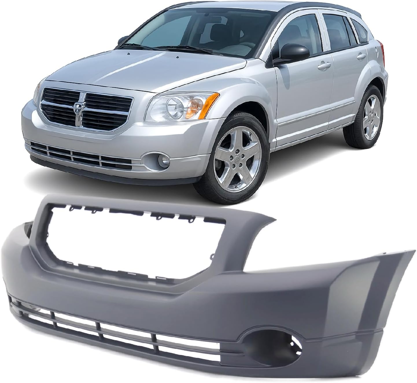 FitParts Compatible with Chevrolet Malibu 1997–2005 Front Bumper Cover