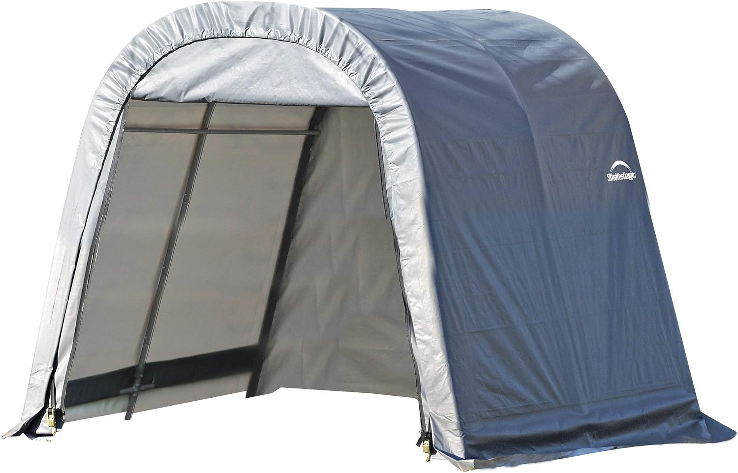 ShelterLogic 77813 Grey 10'x12'x8' Round Style Shelter