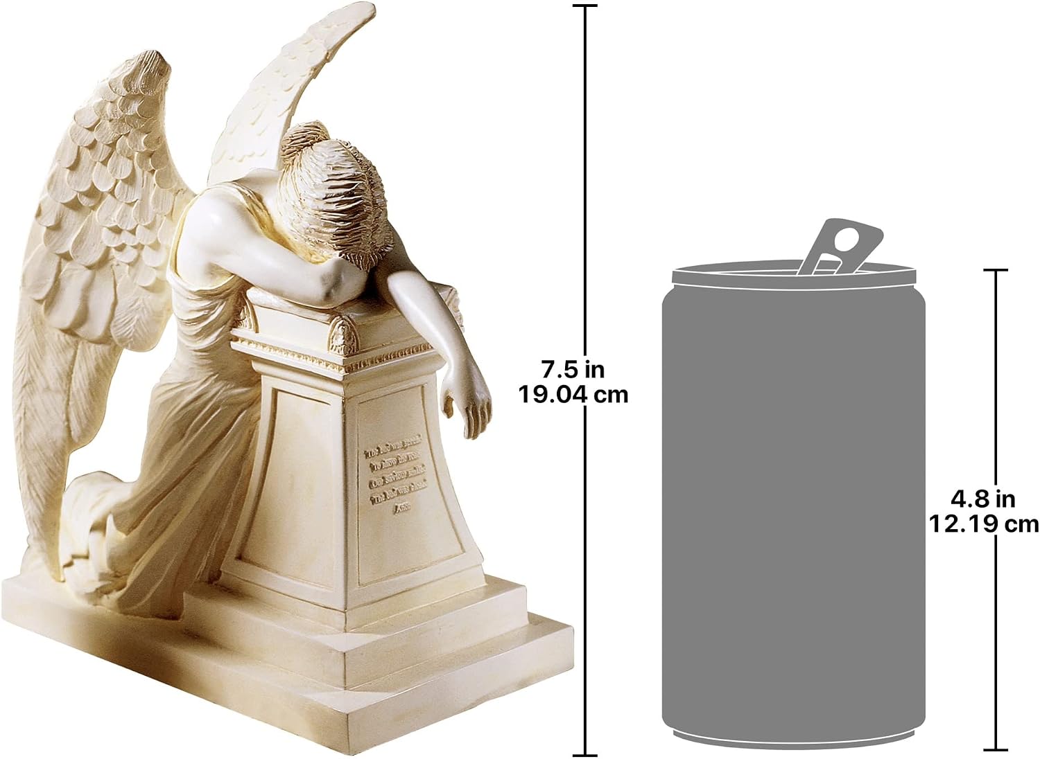 Design Toscano Angel of Grief Monument Statue: Desktop