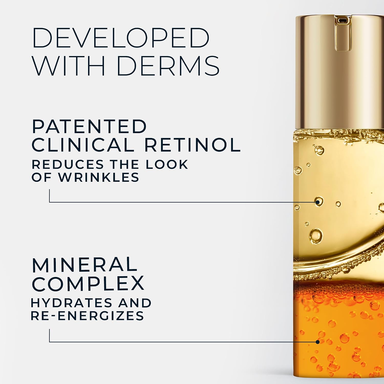 RoC Retinol Correxion Wrinkle Filler for Deep Wrinkles with Hyaluronic Acid | 1oz retinol serum for face, skin care for women and men, visibly reduce fine lines, clinically proven, packaging may vary