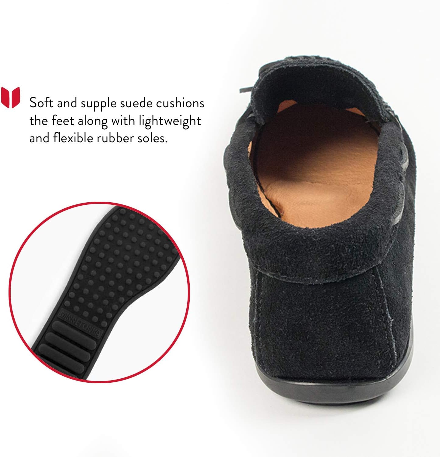 Minnetonka Men's Nub Sole Moccasin