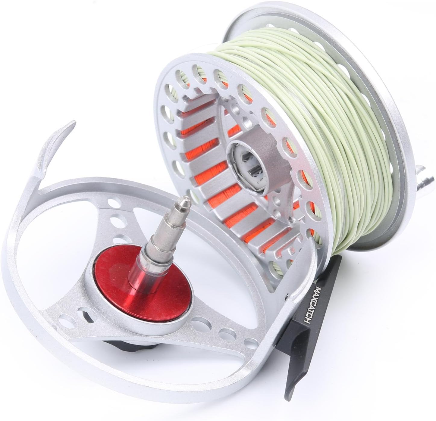 M MAXIMUMCATCH Maxcatch ECO Large Arbor Fly Fishing Reel (3/4wt 5/6wt 7/8wt) and Pre-Loaded Fly Reel with Line Combo
