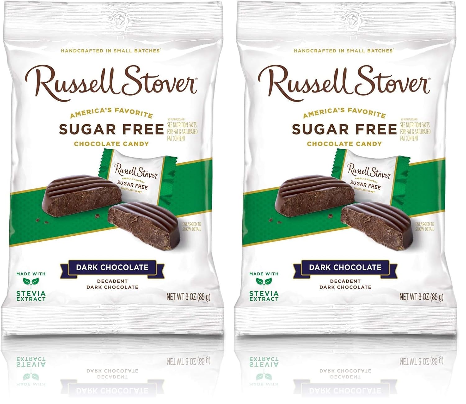 Russell Stover Sugar Free Dark Chocolate Medallions, 3 oz. Bag (270215)