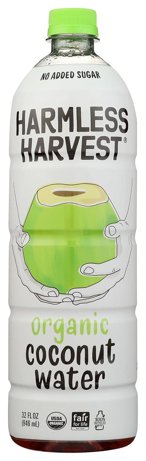 Harmless Harvest Organic Coconut Water, 32 Oz Bottle