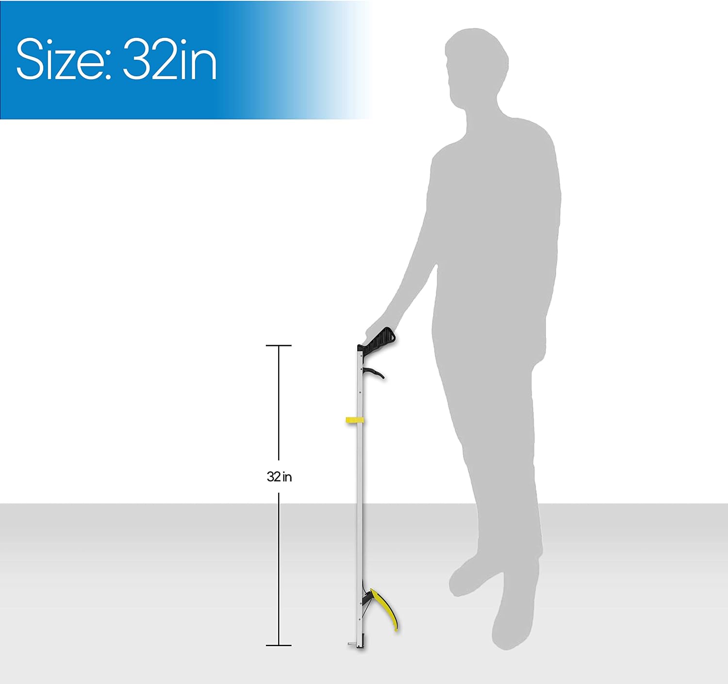 RMS Featherweight the Original Reacher (26-Inch) | Grabber Tool for People with Flexibility Limitations Affecting the Back, Hips, Shoulders, or Grip Strength
