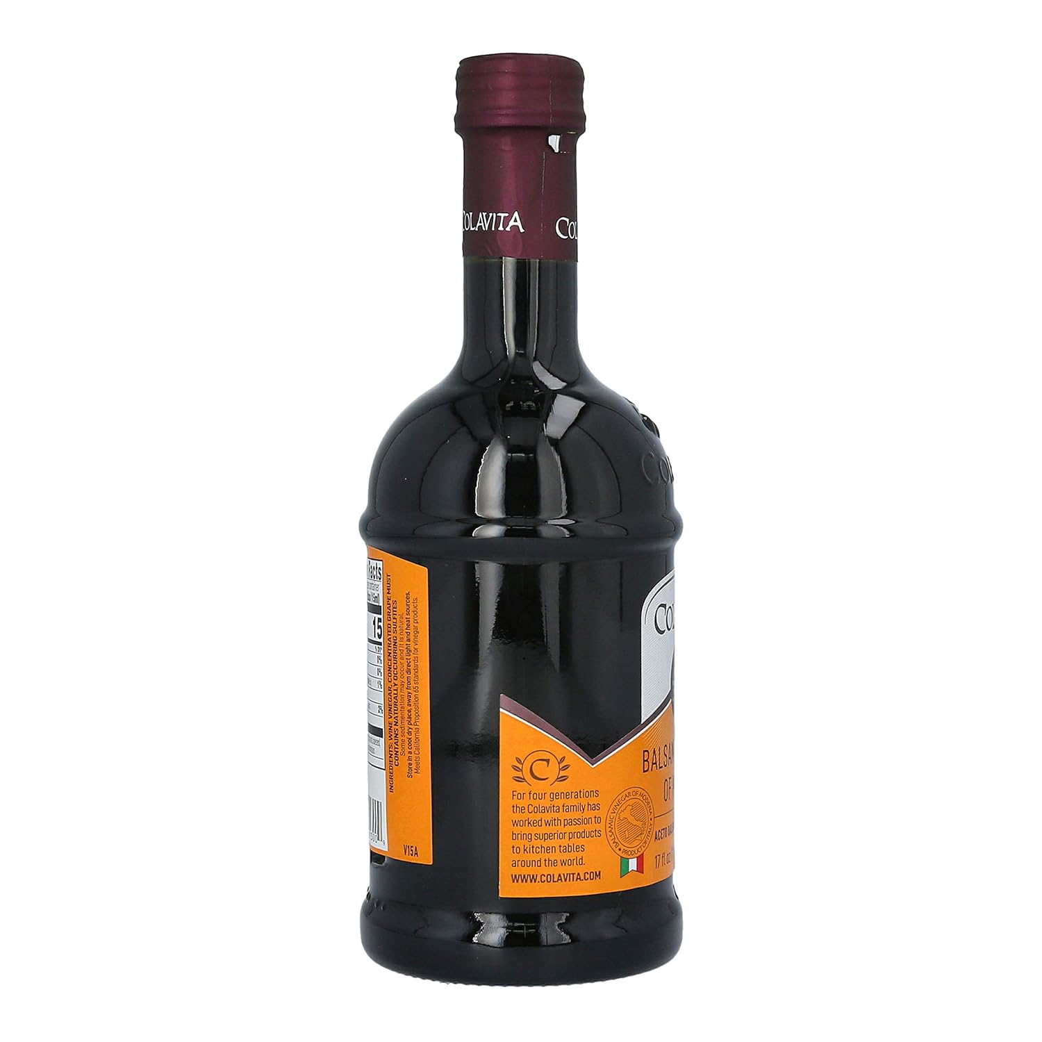 Colavita White Balsamic Vinegar, 17 Fl Oz (Pack of 6)