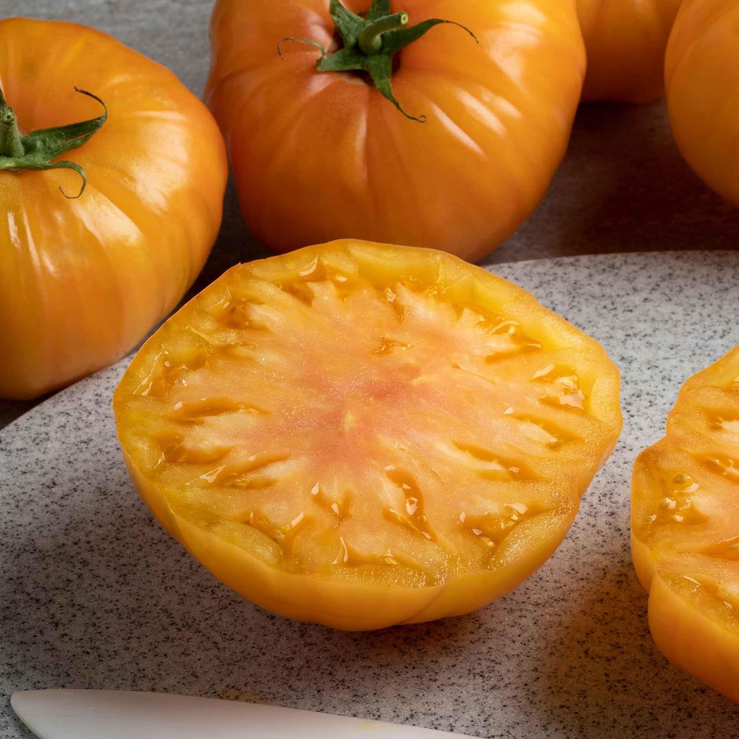 Eden Brothers Tomato Seeds - Persimmon Non-GMO Seeds for Planting, 1 oz | Low-Maintenance Vegetable Seeds, Plant During Warm Season, Zones 10, 3, 4, 5, 6, 7, 8, 9