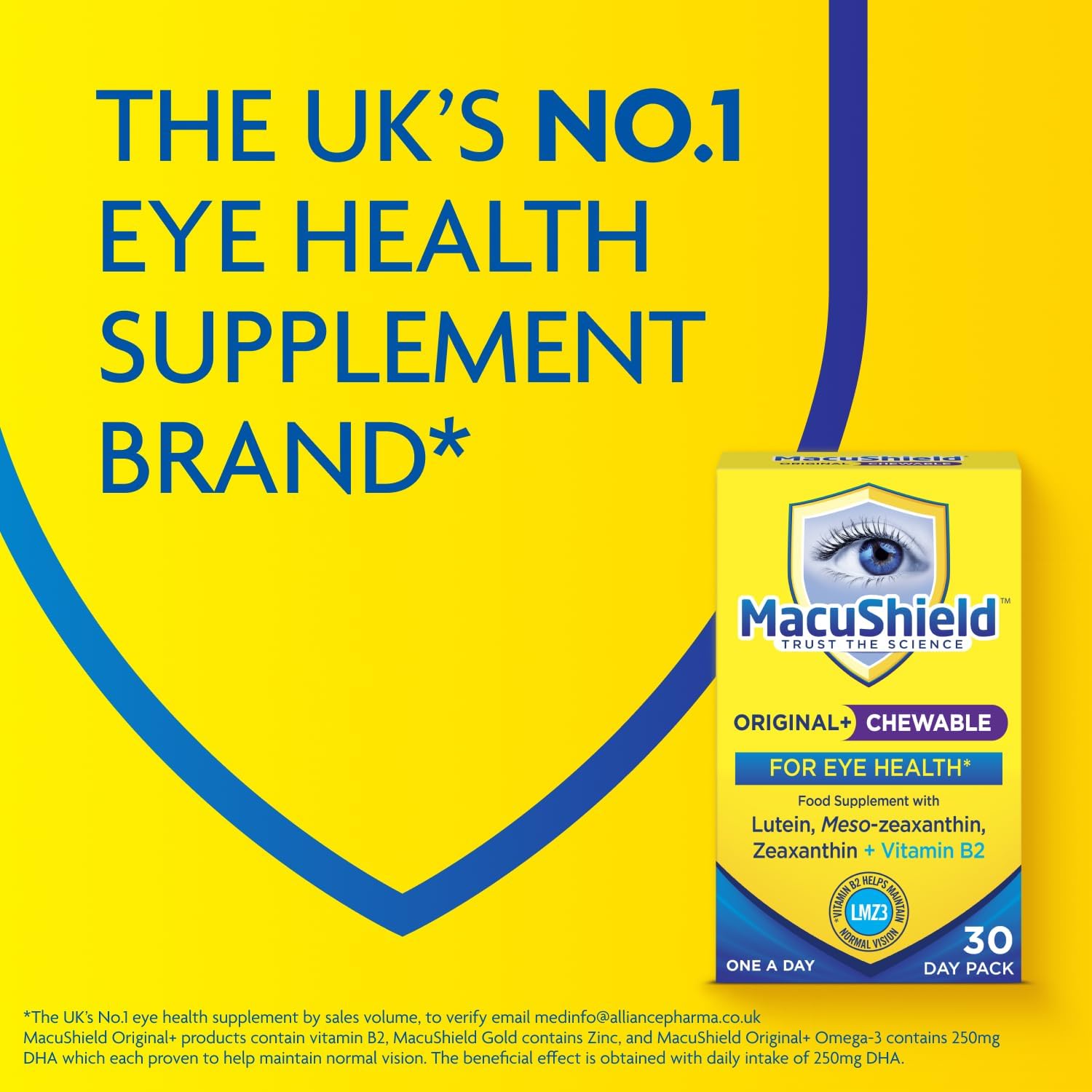 Macushield Original Chewable, 30 Tablets, 30 g