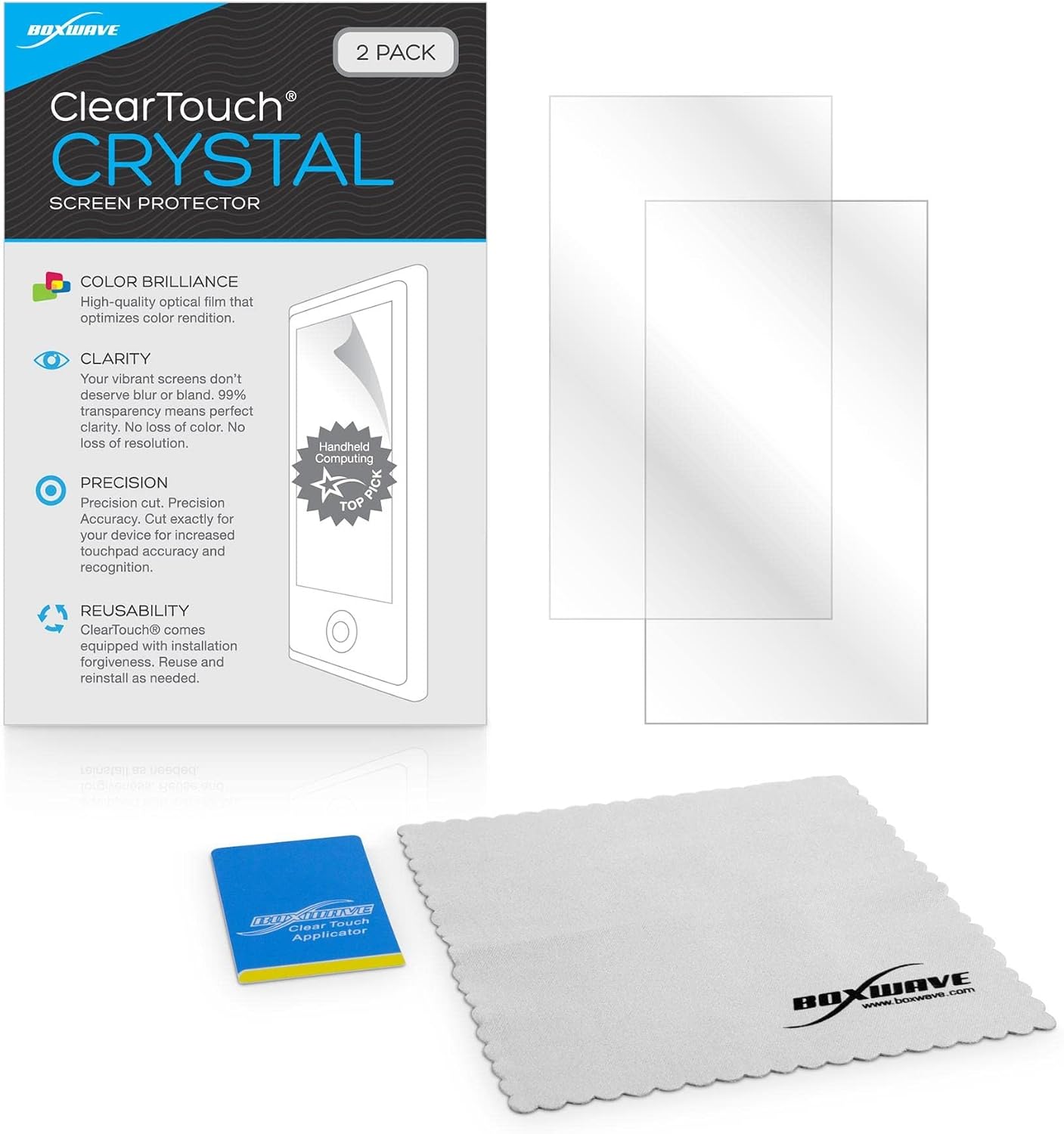 BoxWave Screen Protector Compatible with Pioneer TORAIZ SP-16 - ClearTouch Crystal (2-Pack), HD Film Skin - Shields from Scratches