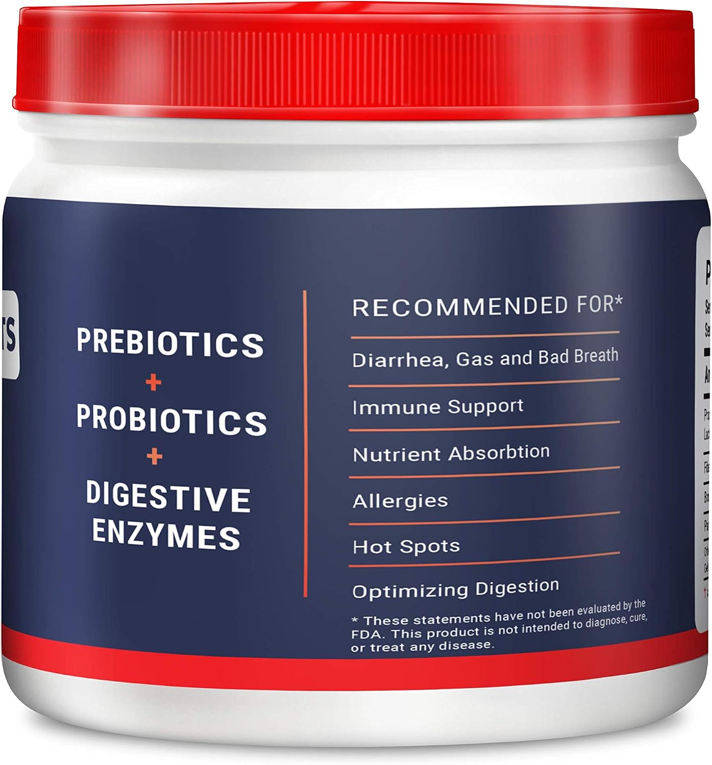 Geneflora Digestive Enzymes Prebiotics & Pet Probiotics 125 Grams, 2 Pack | Dog Probiotics for Digestive Support