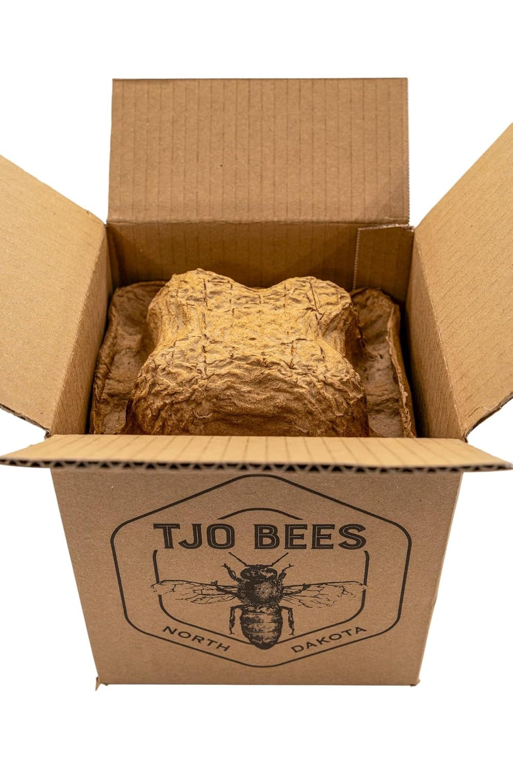 TJO Bees Raw and Unfiltered Honey (5 LB (80 OZ) Jar)