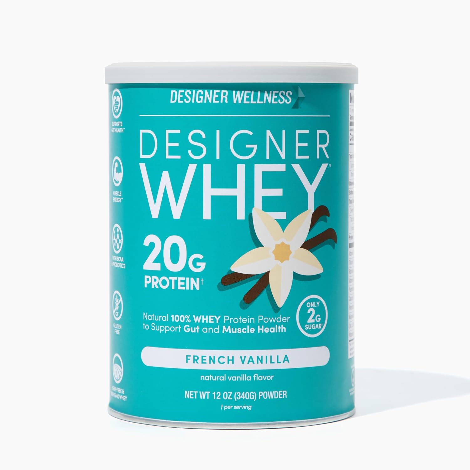 Designer Wellness, Vanilla, Designer Whey Protein Powder, 2 lb