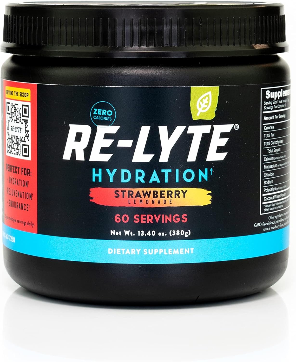 REDMOND Re-Lyte Sugar Free Electrolyte Powder Drink Mix (Mixed Berry)
