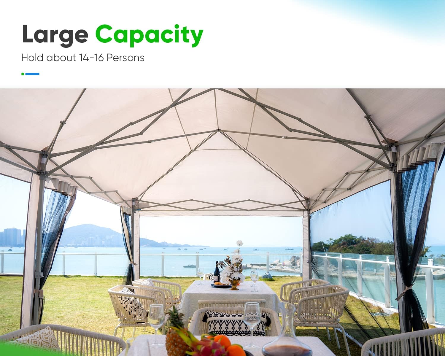 Quictent 10'x10' Pop up Screened Canopy Tent with Mosquito Netting | Portable Easy up Outdoor Screen House Shelter for Patio, Camping and Picnic, Includes Wheeled Carry Bag