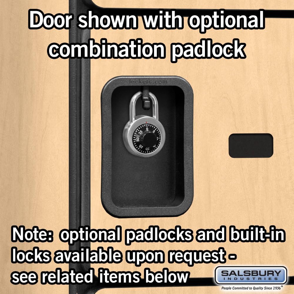 Salsbury Industries 36365MAH Six Tier Box Style Designer Wood Locker, 6' 3" x 15", Mahogany
